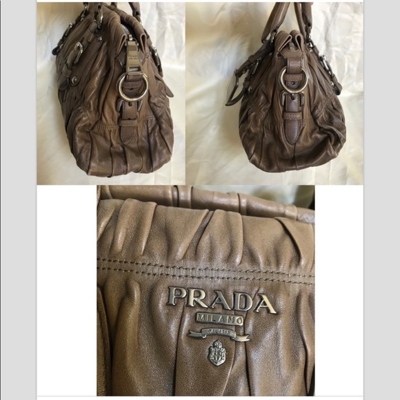 Prada Gaufre brown medium nappa bag 👜 - Picture 3 of 8